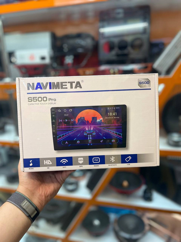 مانیتور 9 اینچی خودرو NaviMetaمدل S500pro رام 6 حافظه 128