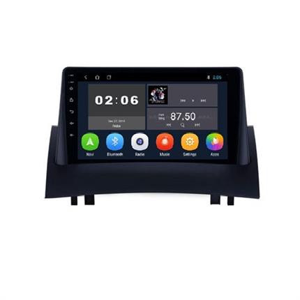 مانیتور اندروید رنو مگان رام 2 حافظه 32 مدل MTK فن دار + دوربین دنده عقب