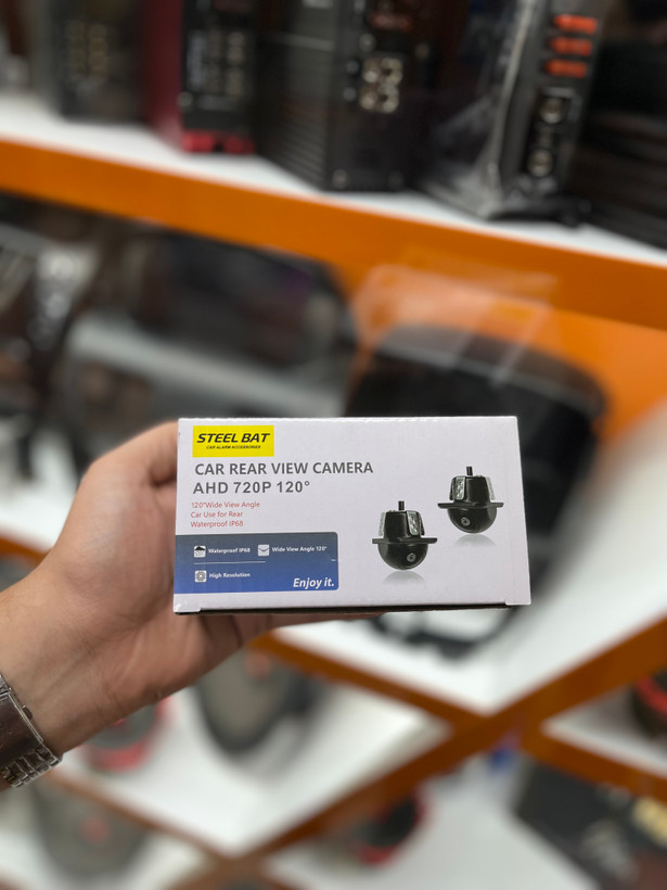 دوربین دنده عقب استیل بت مدل AHD-720 کاپ بالا پلاکی