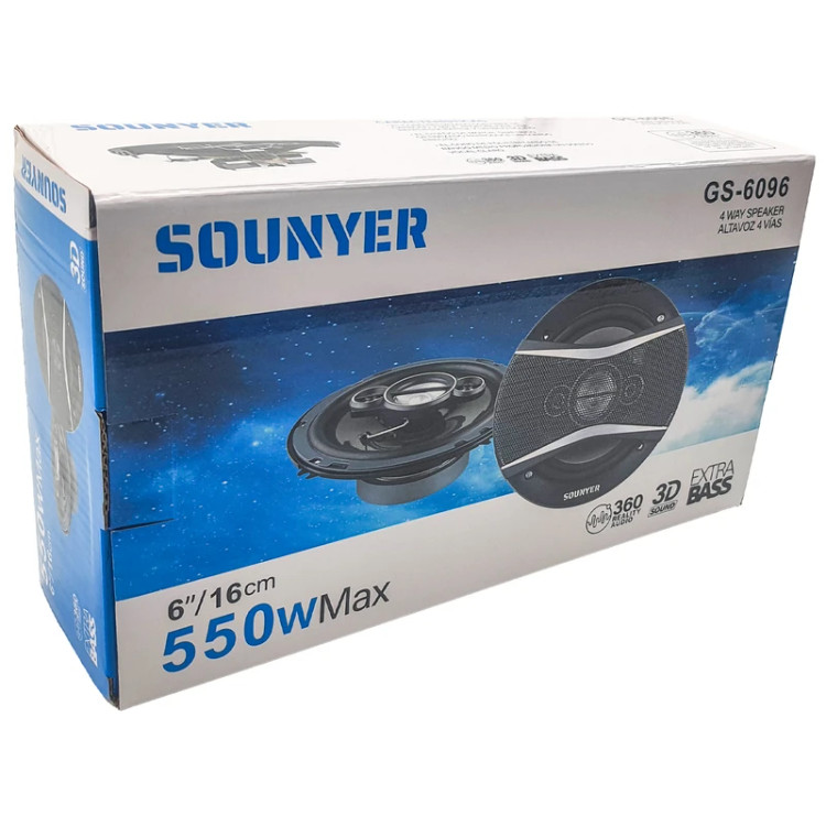 اسپیکر خودرو سونیر مدل GS-6096 سایز 6 اینچ بسته دوعددی