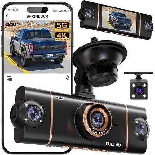دوربین ثبت وقایع 4 لنزه وای فای دار WiFi black box مدل Vehicle Blackbox DVR