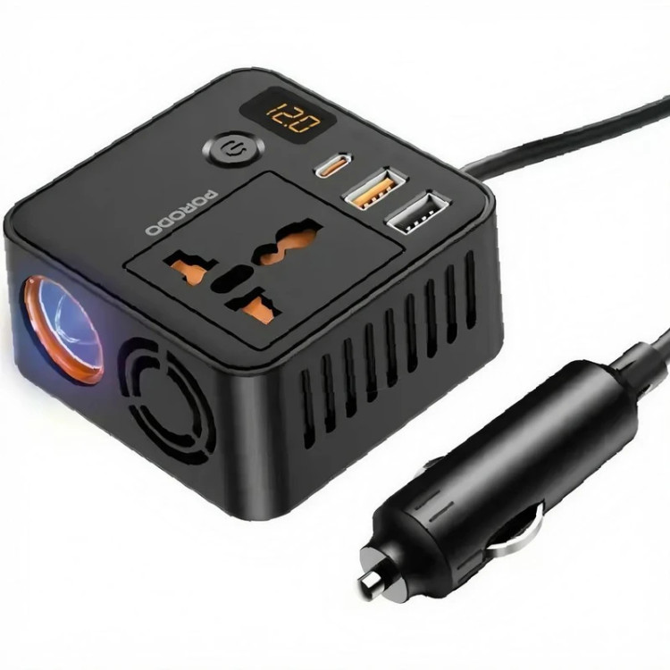 مبدل برق خودرو پرودو مدل Universal PD-FWCH057 200W